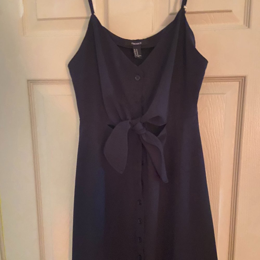 front tie dress